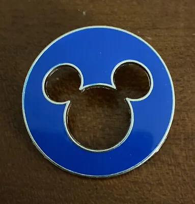 Disney Trading Pin Mickey Mouse Icon Blue Cutout 78076 Genuine • $4
