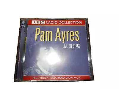 PAM AYRES - LIVE ON STAGE        2 X CD Audio Book      Swan Theatre Stratford • £2.50