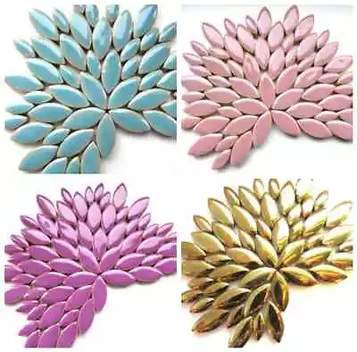 Petal Ceramic Mosaic Tiles In A Choice Of Colours - 50g (approx. 50 Petals) • £4