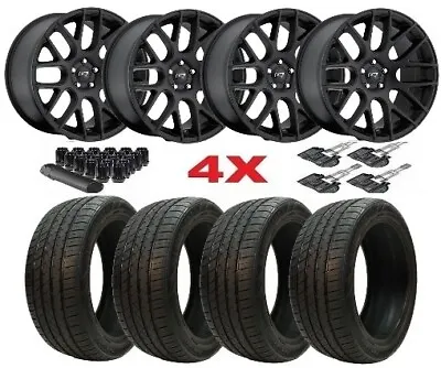 19 Niche M110 Circuit Matte Black Wheels Tires 2354019 5x4.5 Fits Camry Accord • $1695