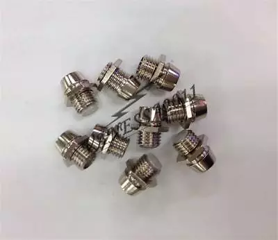 $5.19 • Buy 3mm/5mm Chrome Metal Led Holder Bezel Mounts Panel Display Leds Clip Holders New