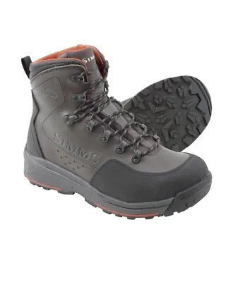 Simms M's Freestone Wading Boots Rubber Soles • $116.95