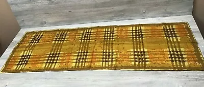 Vintage Vera Neumann Scarf--Browns Gold Orange 15 X43-1/2      #67 • $20