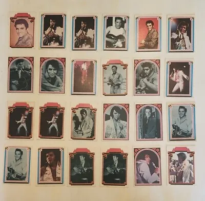Elvis Presley Trading Cards 1978 Boxcar Lot Of 24  Excellent Condition  • $7.99