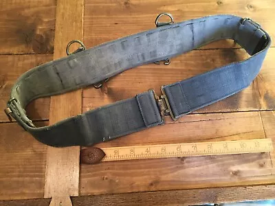 WW2 British /| 1939 MECo Officers Pattern RAF Webbing Belt . • £12.50