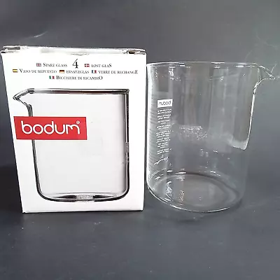 £19.76 • Buy Bodum Spare Glass Carafe For French Press Coffee Maker 4 Cup, 0.5 Liter 1504-10