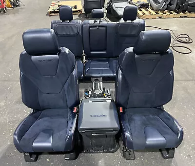 🔥⭐ Oem 2021-2023 Ford F-150 Raptor Recaro Blue Leather Heated Cooled Seats Set • $6500