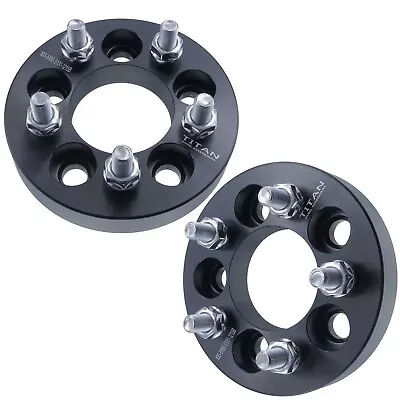 1  5x100 To 5 X 100 Wheel Spacers 25mm Thick Adapters 12x1.5 Studs 25mm • $17.90