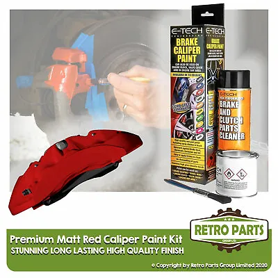 Premium Matt Red Brake Caliper & Drum Paint Kit For Ford. Pro Finish • $30.49