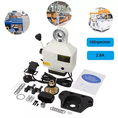 X-Axis Power Table Feed CNC Milling Machine Power Table Feed 0-160 RPM UK Plug • £166.80