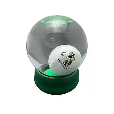 Walt Disney World Water Globe Mickey Mouse Golf Ball & Tee Game Decor Disneyana • £19.29