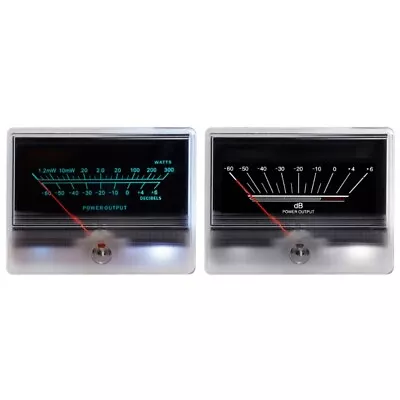 Portable Device Gauge VU Ammeter Flat Discharge With Light Power Meter • $17