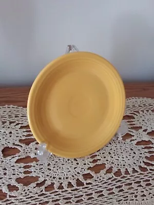 Vintage Homer Laughlin Fiesta Ware 7.25”Cake Salad Plate YELLOW • $22.95