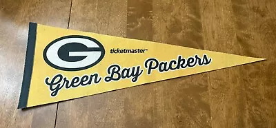 Vintage Green Bay Packers Ticketmaster Pennant • $9.99