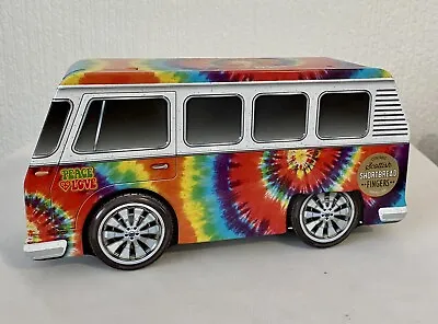 Vintage Hippy Rainbow Retro Metal Tin VW Dub Camper Van Volkswagen Style Empty • £9.50