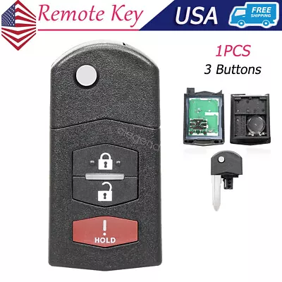 Keyless Entry Remote For 2011 2012 2013 2014 2015 Mazda 2 Car Key Fob Control • $13.78