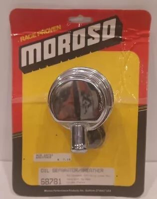 Moroso 68781 Oil Separator/Breather NOS Chrome  • $24.99