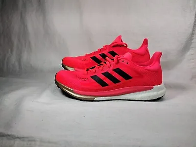 Adidas Solar Glide 3 Sneakers Mens 8 Pink Running Athletic  FV7255 No Insoles • $23.99