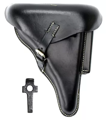 WWII GERMAN LUGER P08 Hardshell BLK HOLSTER With Takedown Tool OTTOSINDEL BERLIN • $29.98