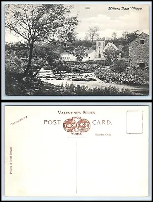 UK Postcard - Millers Dale Village Q47 • £3.85