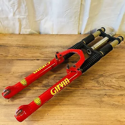 Vintage Girvin Chubby Dual Crown MTB Suspension Fork 26 1 1/8 Threadless • $149.99