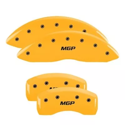 MGP Caliper Covers Set Of 4 Yellow Finish Black MGP • $249