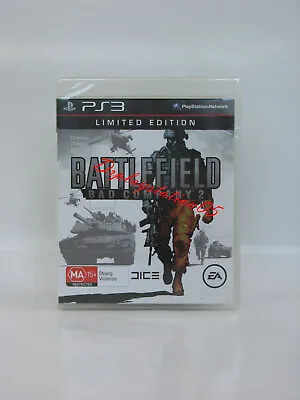 BATTLEFIELD BAD COMPANY 2 LIMITED EDITION PS3 Brand New & Sealed( 100% Pal Game) • $169