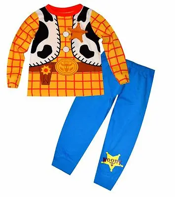 £7.99 • Buy Boys Kids Disney Toy Story Woody Dress Up Novelty Costume Pyjamas Pj Age 1-6Year