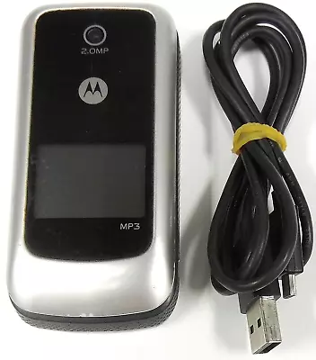 Motorola W Series W418G - Black And Silver ( TracFone ) Rare Flip Phone -Bundled • $16.99