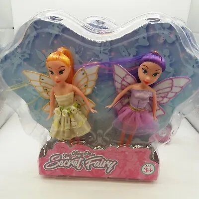 2 X My Very Own Secret Fairy Dolls  Age 3+ Collect Them All! NEW Purple Hair H24 • £5