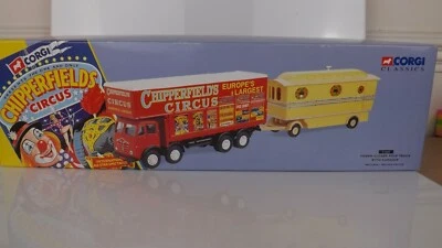 £24.95 • Buy CORGI CHIPPERFIELDS - 97888 - FODEN CLOSED POLE TRUCK WITH CARAVAN Ltd Edn