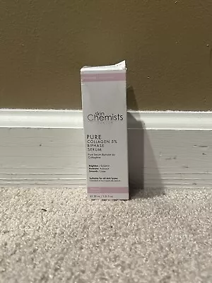 Skin Chemist London Pure Collagen 5% Biphase Serum Full Size 1.01 Oz Exp 5/2025 • $33