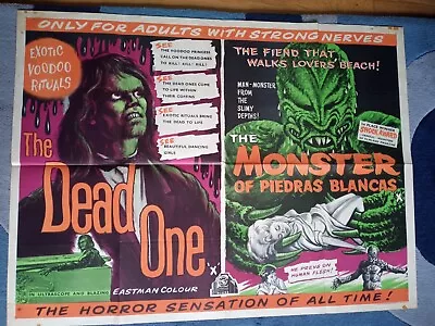 THE DEAD ONE  /  MONSTER OF PIEDRAS BLANCAS  Quad  Poster • $1865.03