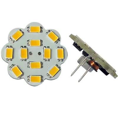 G4 12*5630 SMD LED 9-24V AC/DC 280LM WHITE (6000K) Warm White (3000K) BULB ~35W • $5.97