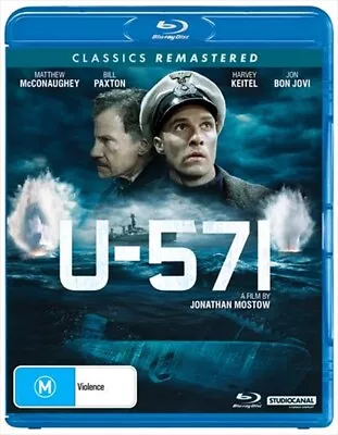 U-571 - Classics Remastered Blu-Ray : NEW • £13.64