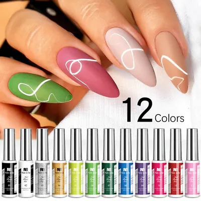 Nail Art Gel Nail Polish Liner Gel Drawing Painting Gel UV Gel Manicure Tool DIY • $5.82