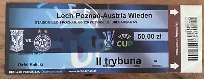 Robert Lewandowski UEFA CUP/European Tournament Goal #1 Ticket Lech Poznan • $114.17