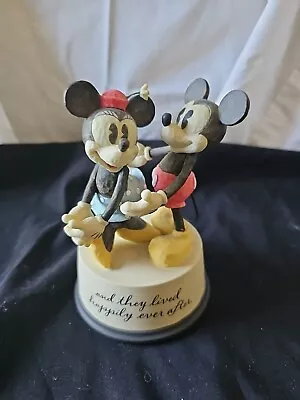 Disney Mickey & Minnie Mouse And They Lived Happily Ever After Figurine Hallmark • $30