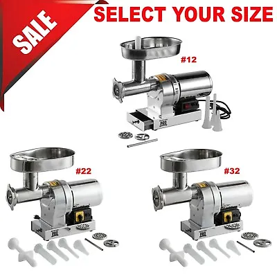 VARIATIONS Electric Meat Grinder Sturdy Metal Non-Skid Feet Commercial Machine • $717.78