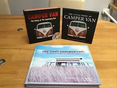 The Little Book Of VW Camper Van +  Camper Van DVD Volkswagen X3 • £5