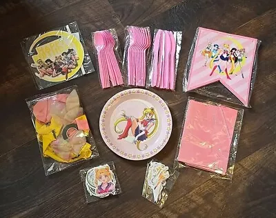 Sailor Moon Birthday Decorations For 10 • $19.99