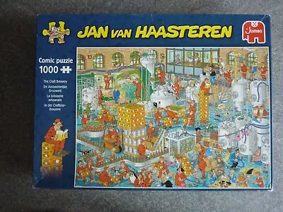 Jumbo  The Craft Brewery  Jan Van Haasteren Puzzle 1000 PC Comic Jigsaw Puzzle • £4