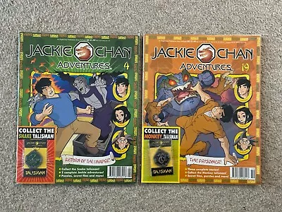 Jackie Chan Adventures Magazine Issue #4 & Issue #19 With Sealed Talismans • £20