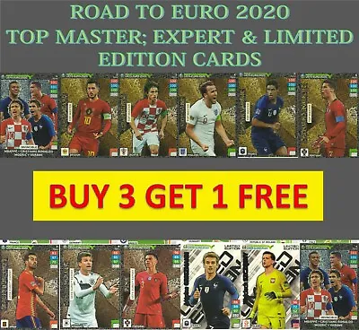 Panini Adrenalyn Xl Road To Euro 2020 Limited Edition Top Master Expert & Rare  • £3