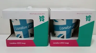 London Olympics Blue 2012 Mug Official Product Of London New In Box X2 • £10