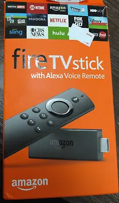 £34.99 • Buy Amazon Fire Tv Stick Streaming Media Player With 2nd Gen Alexa Remote Black