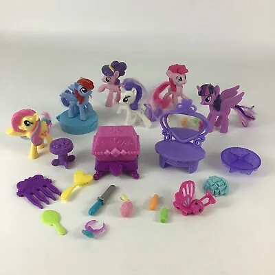 My Little Pony McDonald's Hidden Treasures Chest 6 Ponies Lot Hasbro MLP 2016 • $14.36