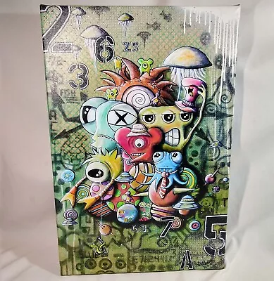 Nick RINGELSETTER Creatures S/n Canvas Print Framed Subway Surreal Art Atomic 7 • $135