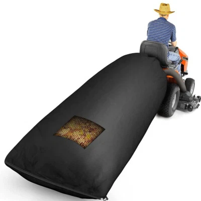 $39.89 • Buy Lawn Tractor Leaf Bag Mower Catcher Riding Grass Sweeper Rubbish Bag