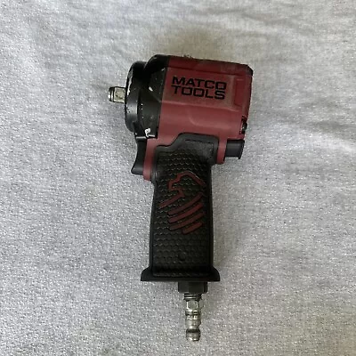 Matco Tools MT2765 1/2  Drive Stubby Air Impact Wrench Red Tested & Working • $120